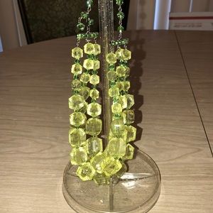 Tarina Tarantino Lucite Choker Lime Green